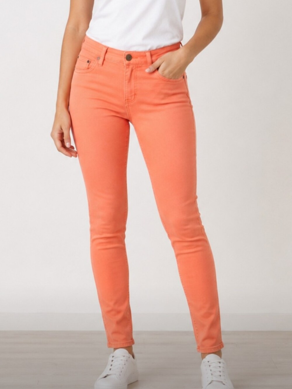 Sanctuary Orange Ankle Denim Jeans